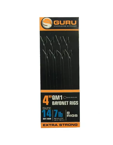 Guru Bait Bands QM1 Ready Rig 4" 3 Guru Bait Bands QM1 Ready Rig 4"