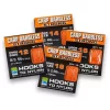 Preston BARBLESS CARP STRONG HOOKS TO NYLON - SIZE 12 (10) -Hengels Winkel barbless carp strong hooks to nylon size 12 10