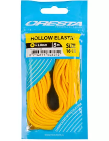 Crest® Cresta Hollow Elastic White 1.3mm 3 Crest® Cresta Hollow Elastic White 1.3mm