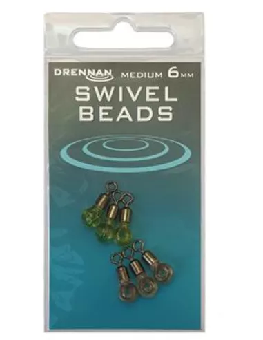 Drennan Swivel Bead - Medium (6mm) 3 Drennan Swivel Bead - Medium (6mm)