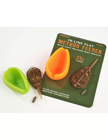 Drennan Flat Feeder & Mould Large 25g 4 Drennan Flat Feeder & Mould Large 25g - Afbeelding 2