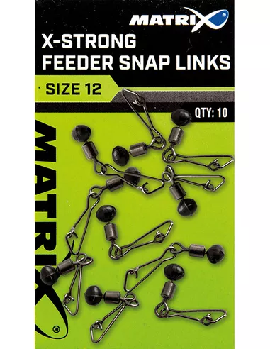 Matrix X-Strong Feeder Snap Links 3 Matrix X-Strong Feeder Snap Links