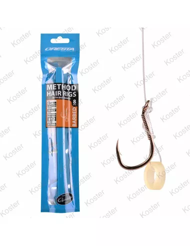 Crest® METHOD HAIR RIGS + BAND 16-0,20mm BB 3 Crest® METHOD HAIR RIGS + BAND 16-0,20mm BB