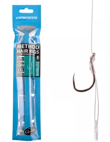 Crest® METHOD HAIR RIGS + STOP 16-0,20mm BL 3 Crest® METHOD HAIR RIGS + STOP 16-0,20mm BL