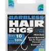 PRESTON BARBLESS HAIR RIGS SHORT SIZE 16 (10) -Hengels Winkel preston barbless hair rigs short size 16 10