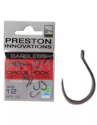 PRESTON CIRCLE METHOD FEEDER HOOKS - SIZE 16 (10) 3 PRESTON CIRCLE METHOD FEEDER HOOKS - SIZE 16 (10)