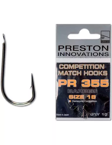 PRESTON COMPETITION PR 355 HOOKS TO NYLON 3 PRESTON COMPETITION PR 355 HOOKS TO NYLON