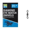 PRESTON DIAMOND EYE MATCH SWIVELS -Hengels Winkel preston diamond eye match swivels