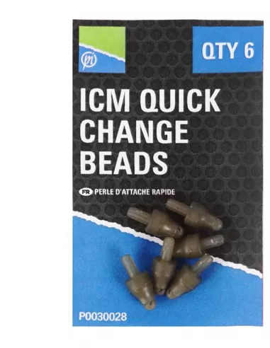 PRESTON ICM IN-LINE QUICK CHANGE BEAD 3 PRESTON ICM IN-LINE QUICK CHANGE BEAD