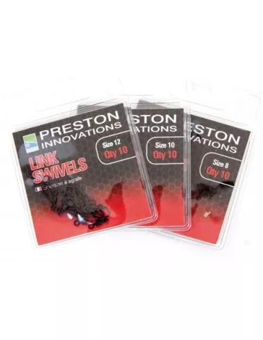 PRESTON LINK SWIVELS - SIZE 10 (10) 3 PRESTON LINK SWIVELS - SIZE 10 (10)