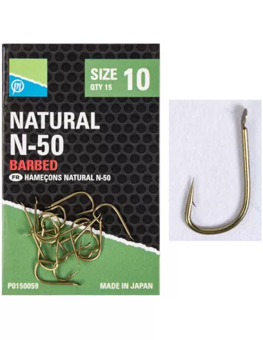 PRESTON NATURAL N-50 HAAK 3 PRESTON NATURAL N-50 HAAK