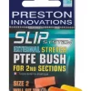 Preston S/S STRETCH PTFE BUSHES No (YELLOW) (10) -Hengels Winkel s s stretch ptfe bushes no yellow 10